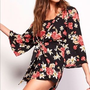 Jack by BB Dakota Tanya Drapey Romper